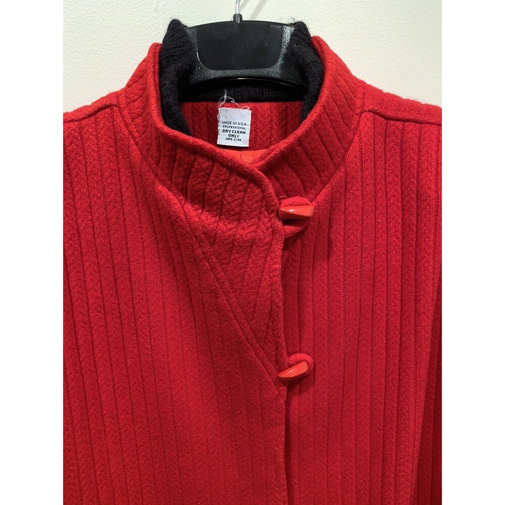 Portrait 100% WOOL HEAVY KNIT Coat Made in the USA VERY Good Vintage